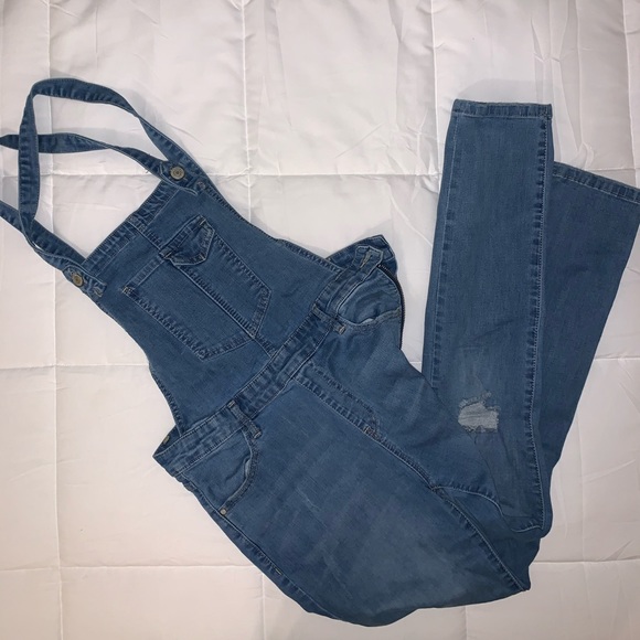 I&M Light wash overalls - Picture 1 of 8